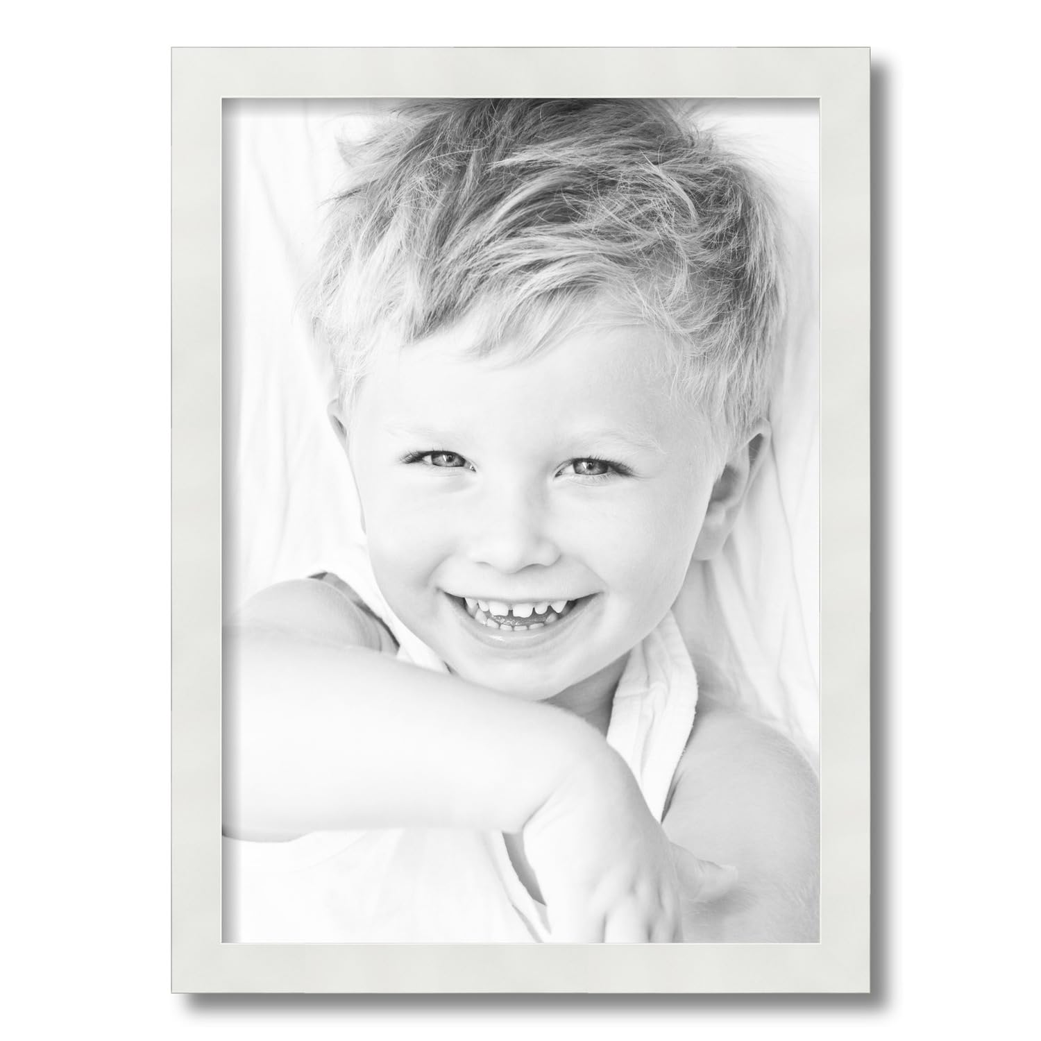 Amazon.com - ArtToFrames 15x21 inch Satin White Frame Picture
